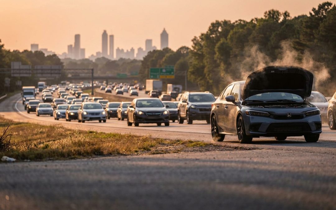Why Cars Overheat in Georgia Summer Traffic